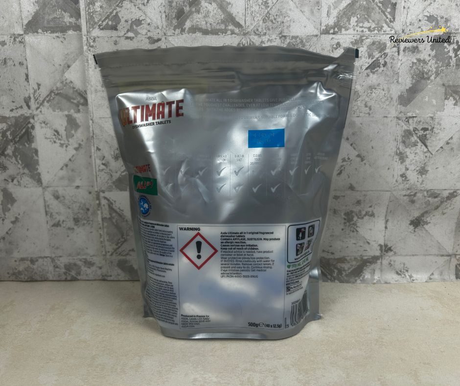 Asda Ultimate All In One Dishwasher Tablets Review