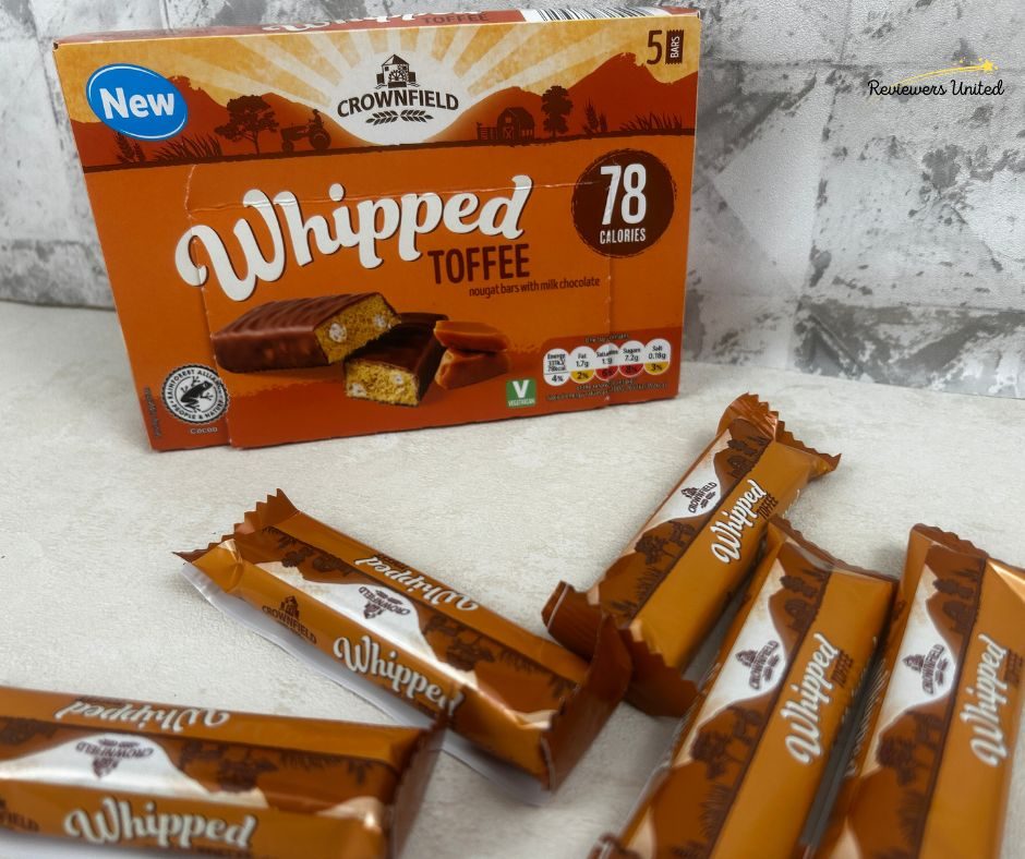 Crownfield Toffee Whipped Bars out of box