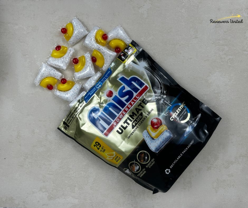Finish Powerball Ultimate Plus Dishwasher Tablets Review