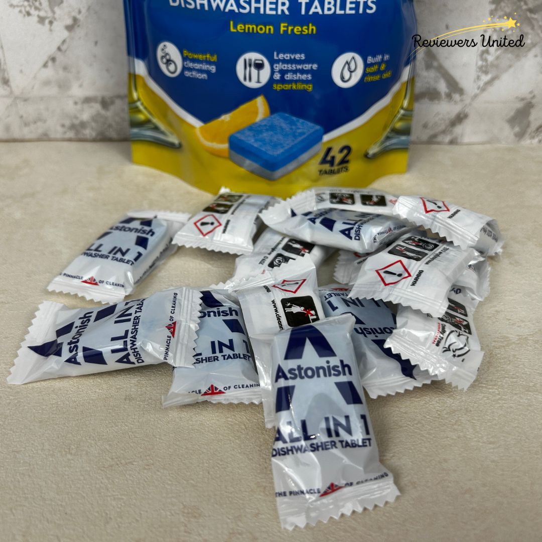 Astonish Dishwasher Tablets Tablets & the bag